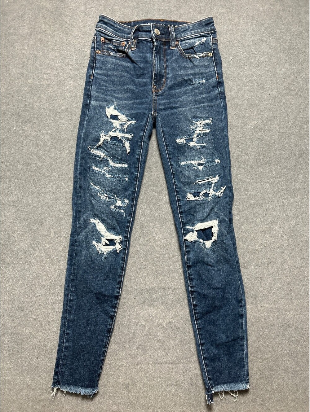 American Eagle Super High Rise Jegging Next Level Stretch Jeans 00 Short